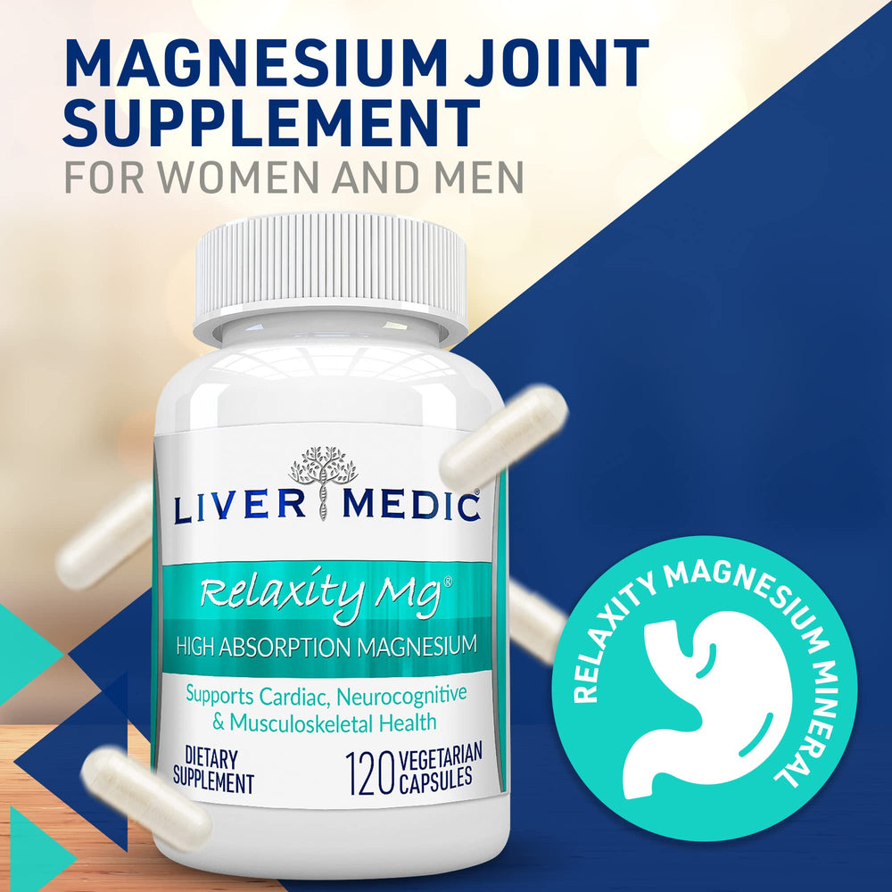 Liver Medic Relaxity mg capsules easy-to-swallow daily muscle comfort