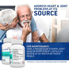 Liver Medic Relaxity mg nutrition facts panel with per-serving details