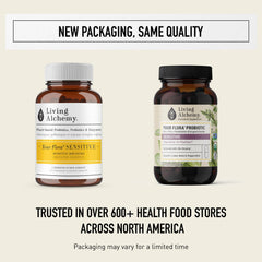 Living Alchemy Peppermint capsules image showcases refreshing post-meal digestive comfort