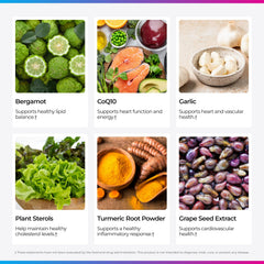 Livingood Daily Cholesterol Support packaging box showcases vegan, gluten-free formulation.
