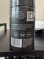 Livingood Daily Electrolytes Powder scoop-serving shows recommended dose for steady hydration.