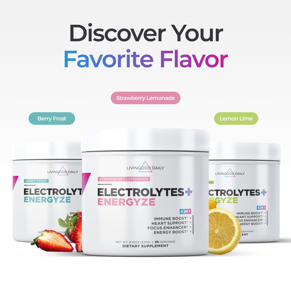 Close-up of taurine and amino acids in Livingood Daily Electrolytes ingredients.