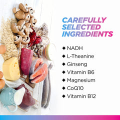 Livingood Daily Energy Support label close-up highlighting the 11-in-1 vegan formula.