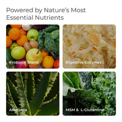 Livingood Daily Gut Cleanse capsules highlight vegetarian capsules for gluten-free, non-GMO formulation.