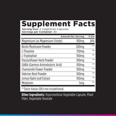Livingood Daily Sleep Support nightly routine arranged beside bed