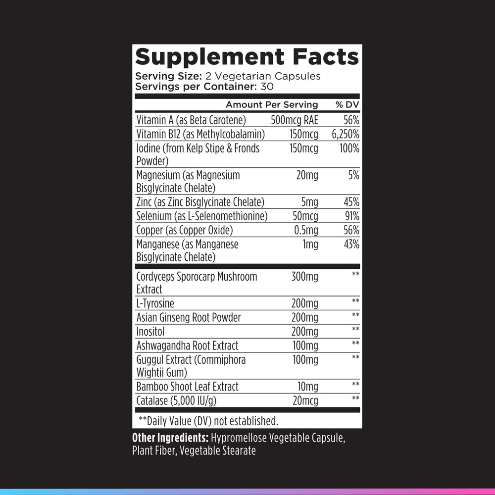 Livingood Daily Thyroid Support hands holding capsules for on-the-go wellness