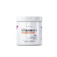 Livingood Daily vitamin C powder bottle with label for immune support and skin health.