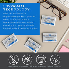 LivOn on-the-go shot with packets in pocket for daily use