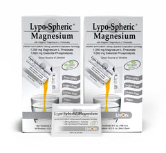 LivOn Lypo-Spheric Magnesium L-Threonate packet front for convenient daily use