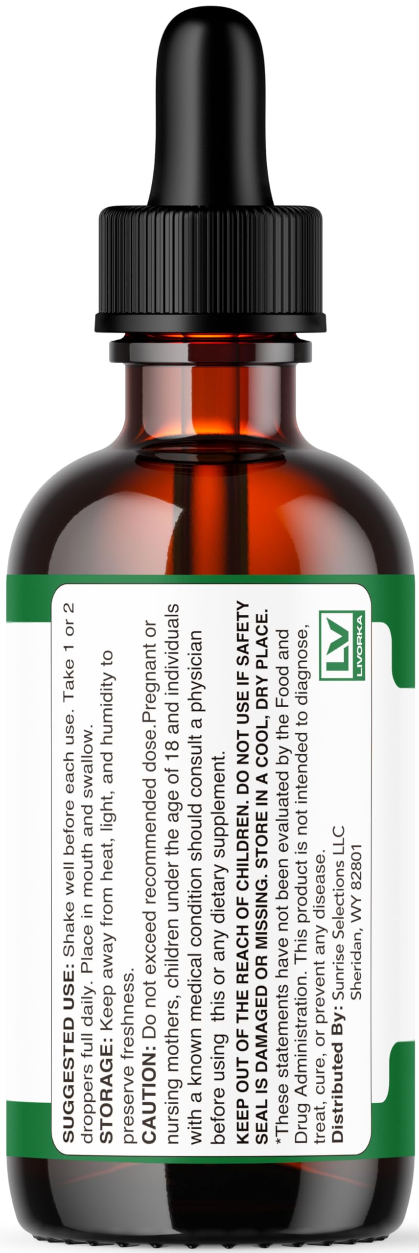 Shake and swallow routine with LIVORKA Audizen Pro drops