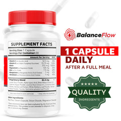 LIVORKA Balance Flow packaging back shows dosage directions for easy planning