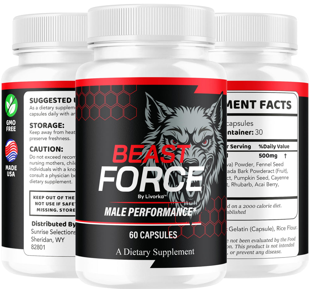 LIVORKA Beast Force men usage scene illustrating easy daily routine.