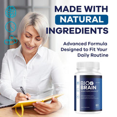 LIVORKA Bio Brain Capsules dosage scene emphasizes daily capsule count