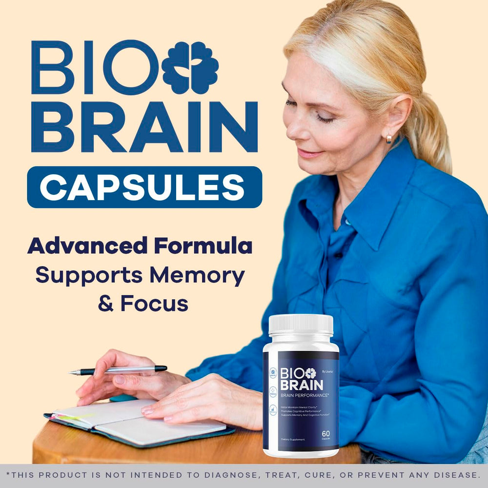 Front view of LIVORKA Bio Brain capsules five-pack for daily use