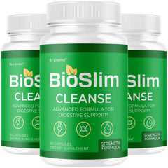 LIVORKA BioSlim Cleanse bottle front view highlighting daily digestive support