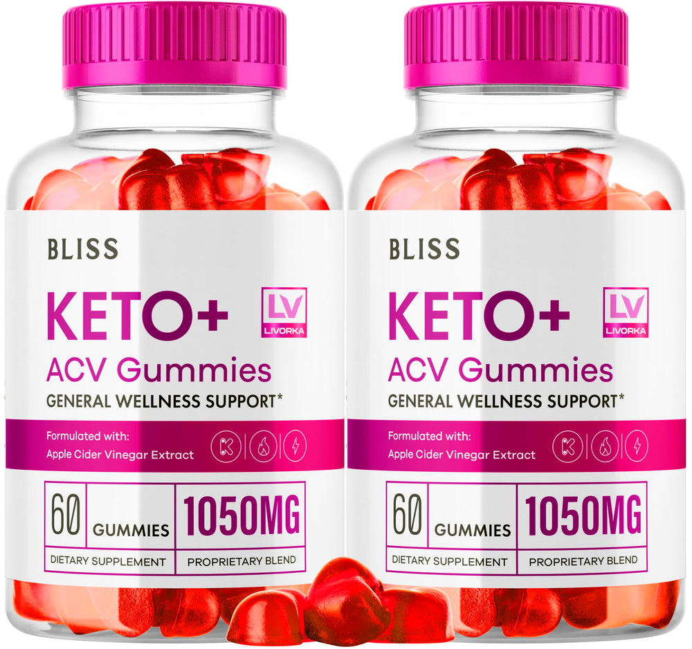 LIVORKA Bliss Keto ACV Gummies pack front view for easy daily use.