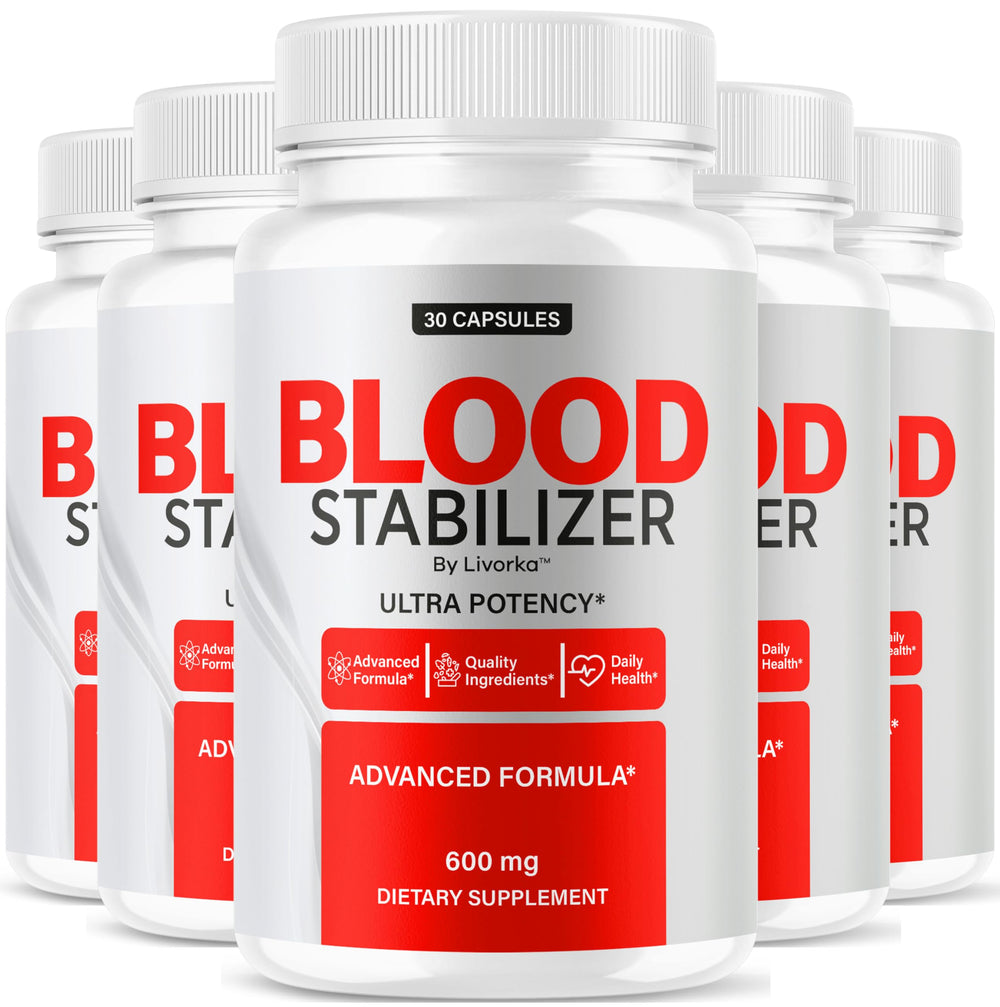 LIVORKA Blood Stabilizer advanced capsules bottle for daily use and quality formulation.