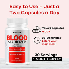 LIVORKA Blood Stabilizer label detail emphasizing clear product information.
