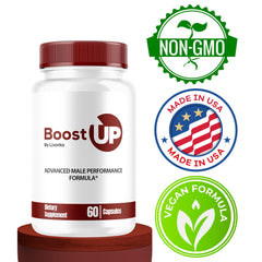 LIVORKA Boost Up ingredients label highlights key components.