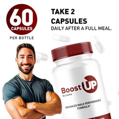 LIVORKA Boost Up pills daily-use visual shows simple daily incorporation.