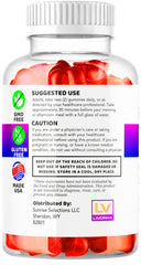 LIVORKA bottle pour gummies demonstrates simple on the go dosing.