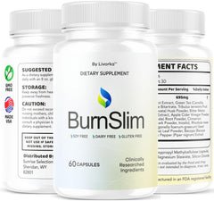 LIVORKA Burn Slim Capsules GMP facility background conveys quality assurance and safety.
