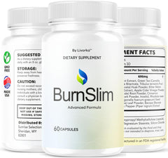 LIVORKA Burn Slim Capsules ingredients list close-up.