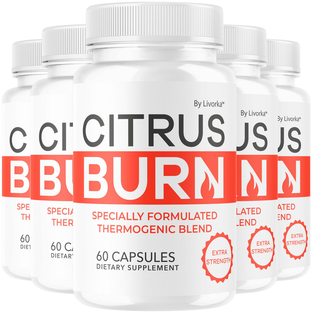 LIVORKA Citrus Burn bottle front with branding for daily wellness
