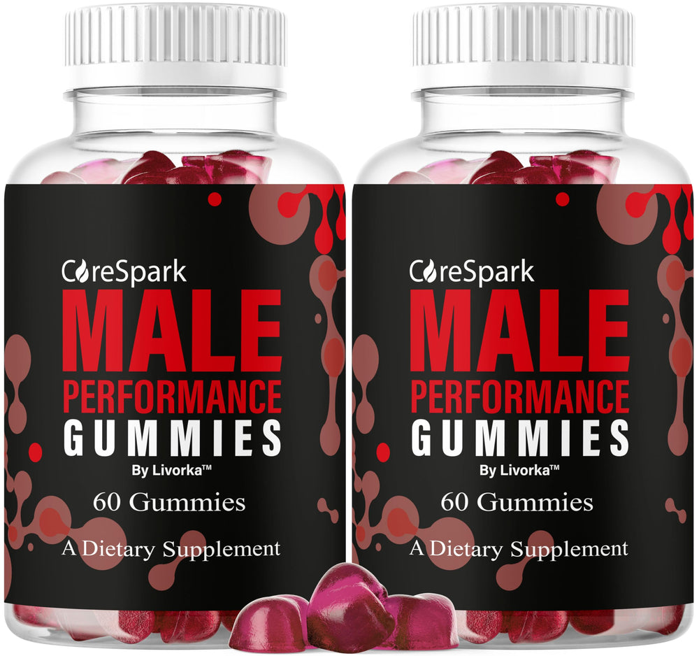 LIVORKA CoreSpark Gummies bottle-front for convenient daily wellness