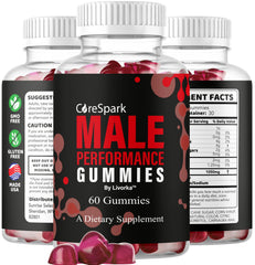 LIVORKA CoreSpark Gummies label-detail highlights nutrients and usage