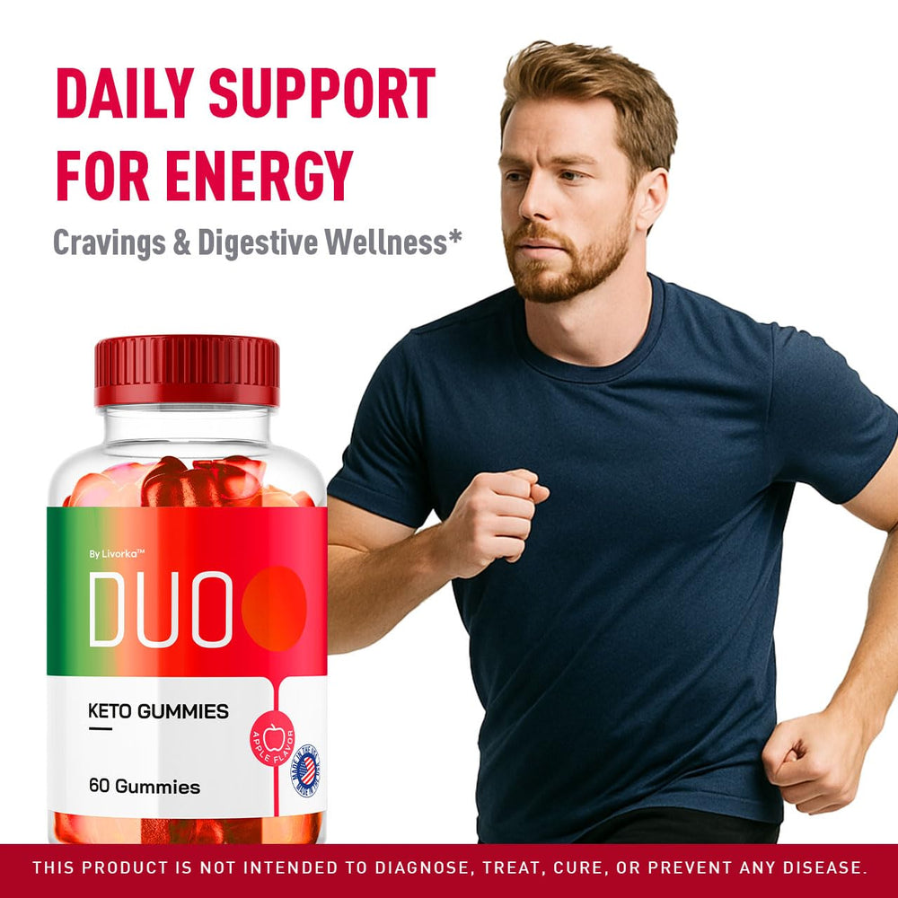 LIVORKA Duo Keto ACV Gummies packaging on a shelf