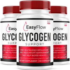 LIVORKA Easy Flow Glycogen bottle on a clean surface, supports daily wellness.