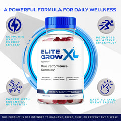LIVORKA Elite Grow XL gummies 2-pack highlighted as a two-month supply.