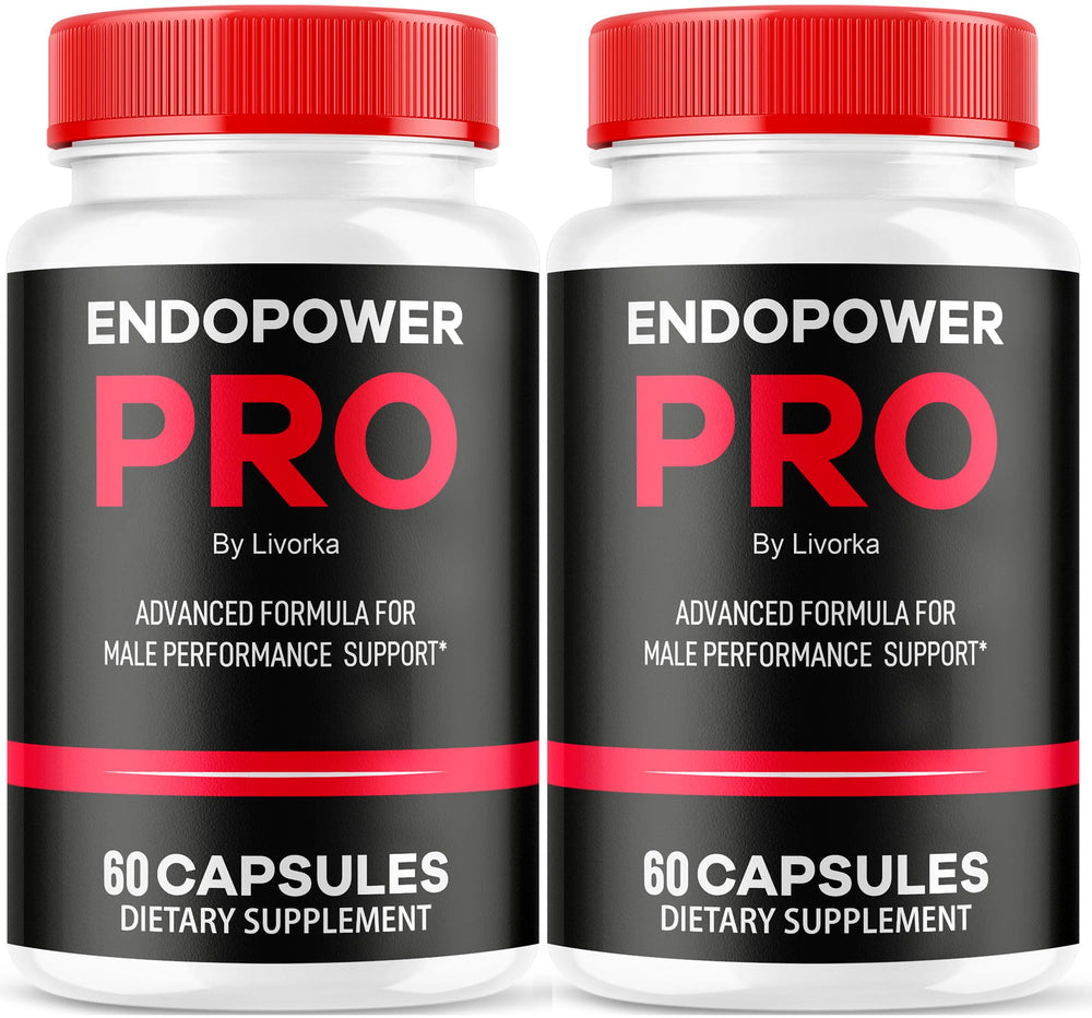 LIVORKA Endopower Pro pills front view for daily wellness routine.