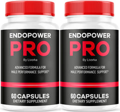 LIVORKA Endopower Pro pills front view for daily wellness routine.