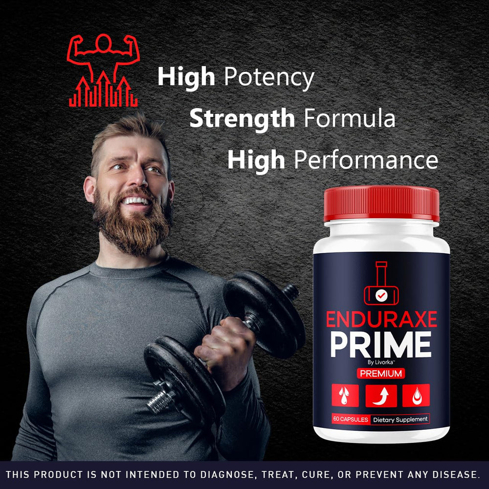 LIVORKA Enduraxe Prime capsules closeup for daily use.