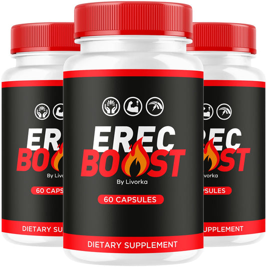 LIVORKA ErecBoost bottle close-up for daily vitality support