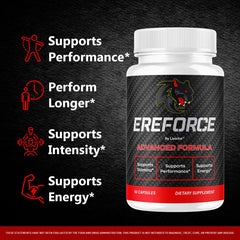 LIVORKA Ereforce capsules close-up showing premium all-natural ingredients