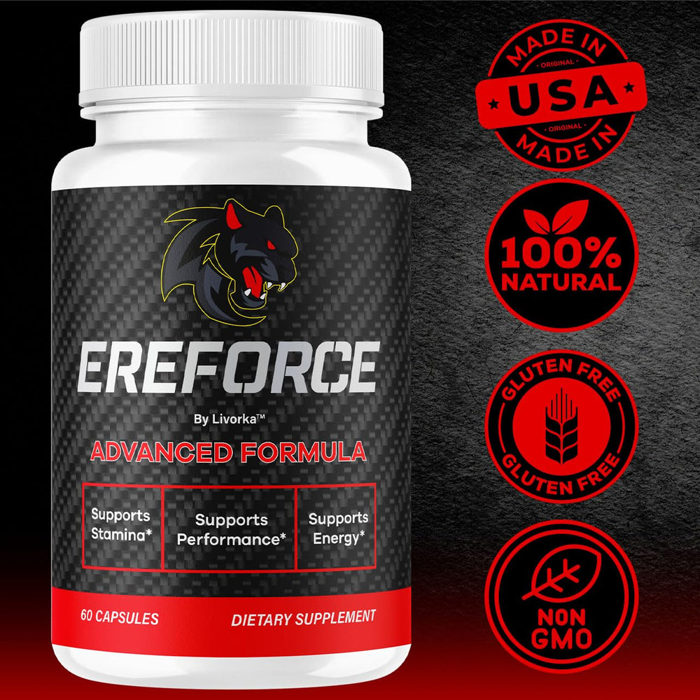 LIVORKA Ereforce bottle pour illustrating easy daily intake.