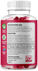 LIVORKA Eros Bites Gummies close-up highlighting texture for daily vitality.