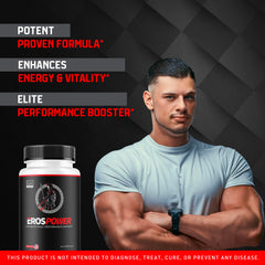 Close-up LIVORKA Eros Power capsules for daily dosing.