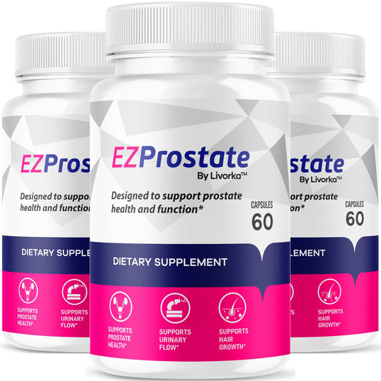 LIVORKA EZ Prostate supplement bottle for convenient daily use