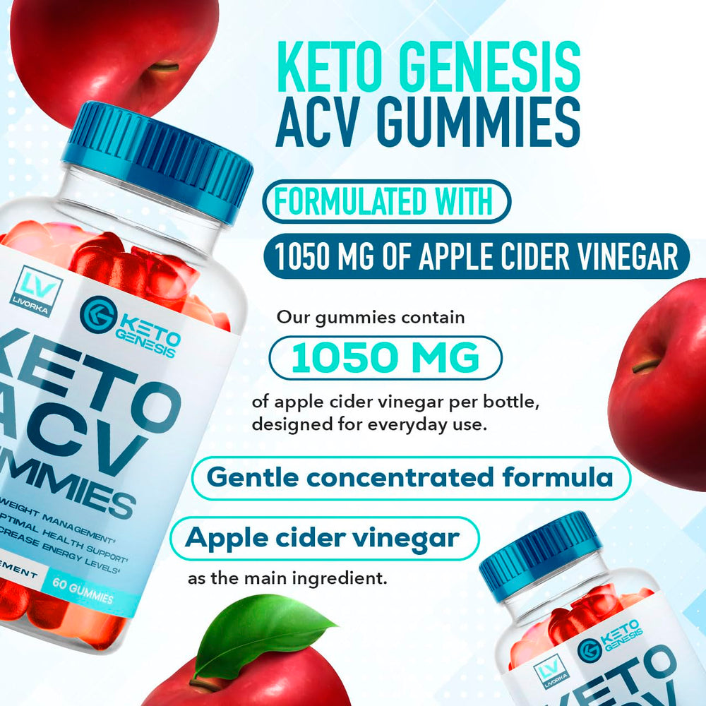 LIVORKA Genesis ACV Gummies close-up shows soft texture and fruity aroma for enjoyable daily bites