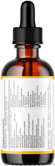 LIVORKA Ginger Slim Drops bottle-closeup featuring clear liquid and branding.