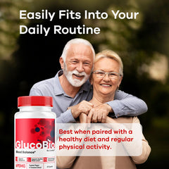 LIVORKA GlucoBio capsules bottle back showing supplement facts.