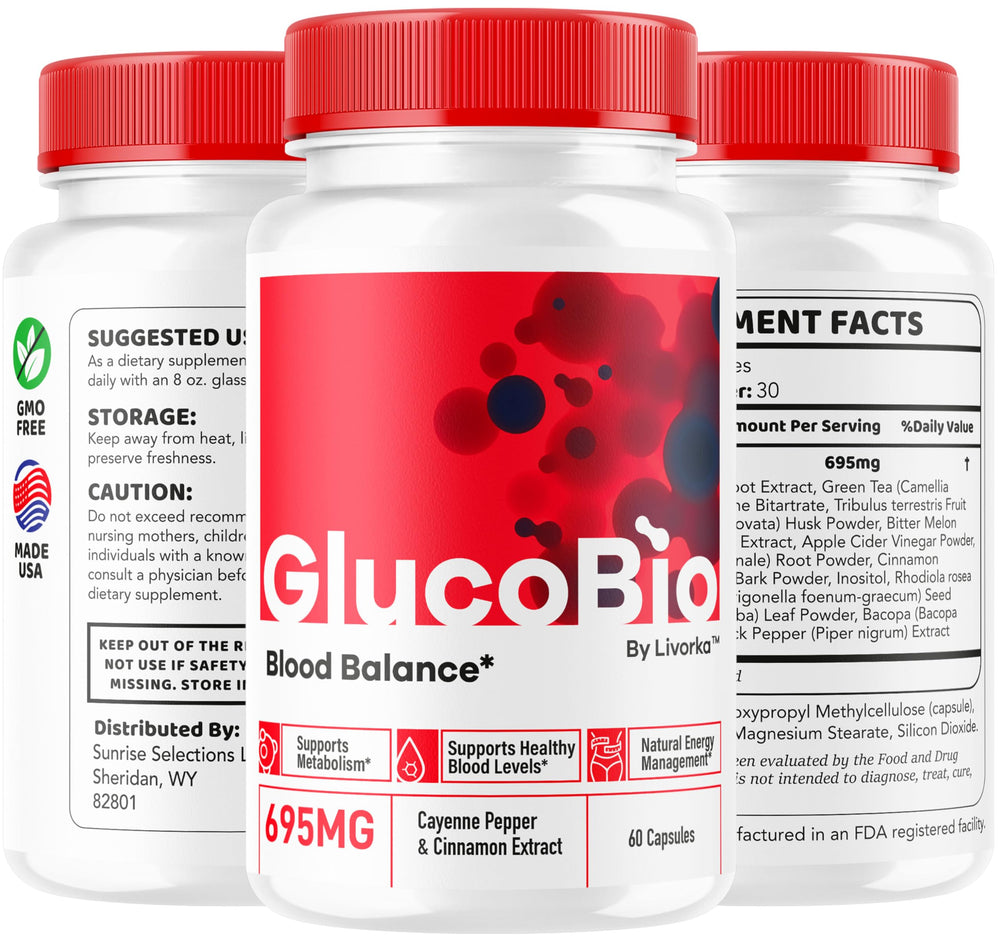 LIVORKA GlucoBio capsules product setup for lifestyle integration.