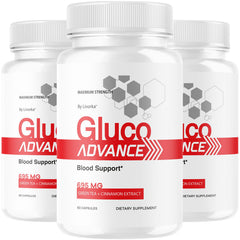 LIVORKA Gluco Advance bottle-front view for daily wellness.