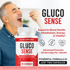 LIVORKA GlucoSense capsules close-up highlighting a natural formula for daily well-being