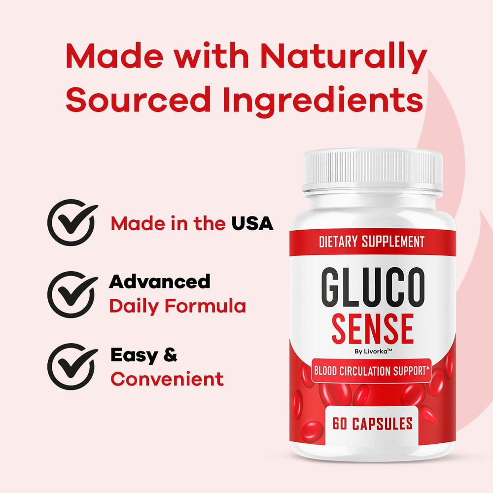 LIVORKA GlucoSense multi-pack box showing value for five months