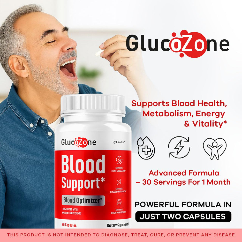 LIVORKA GlucoZone capsules display convenient daily dosing for consistent support.